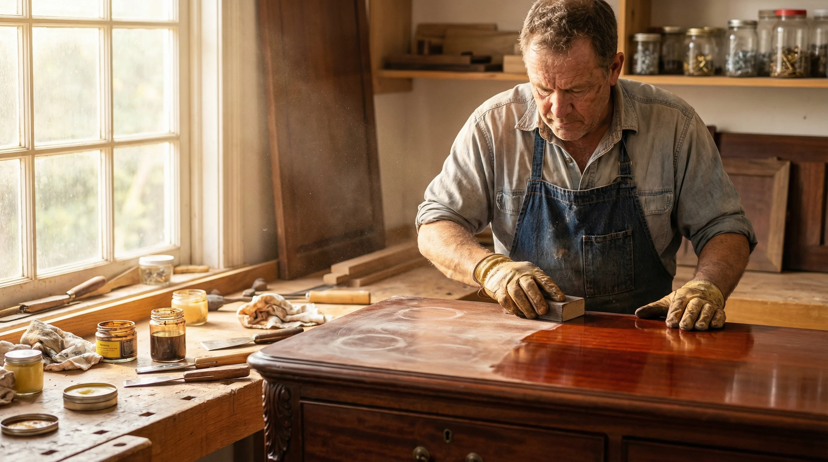 Professional furniture restoration and refinishing