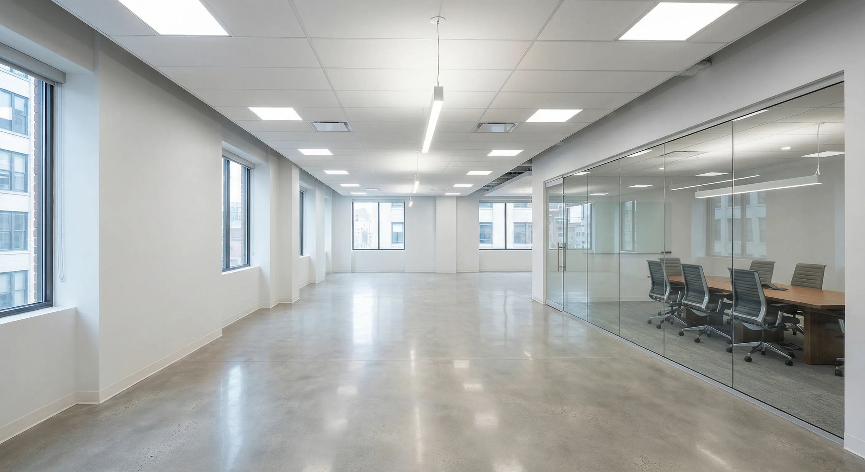Fully restored modern commercial office space ready for occupancy