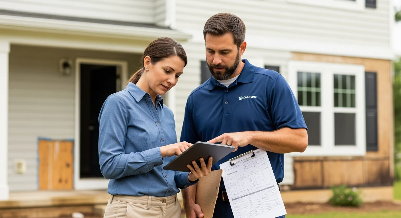 Palm Build insurance documentation process for fire damage claims in Clover SC