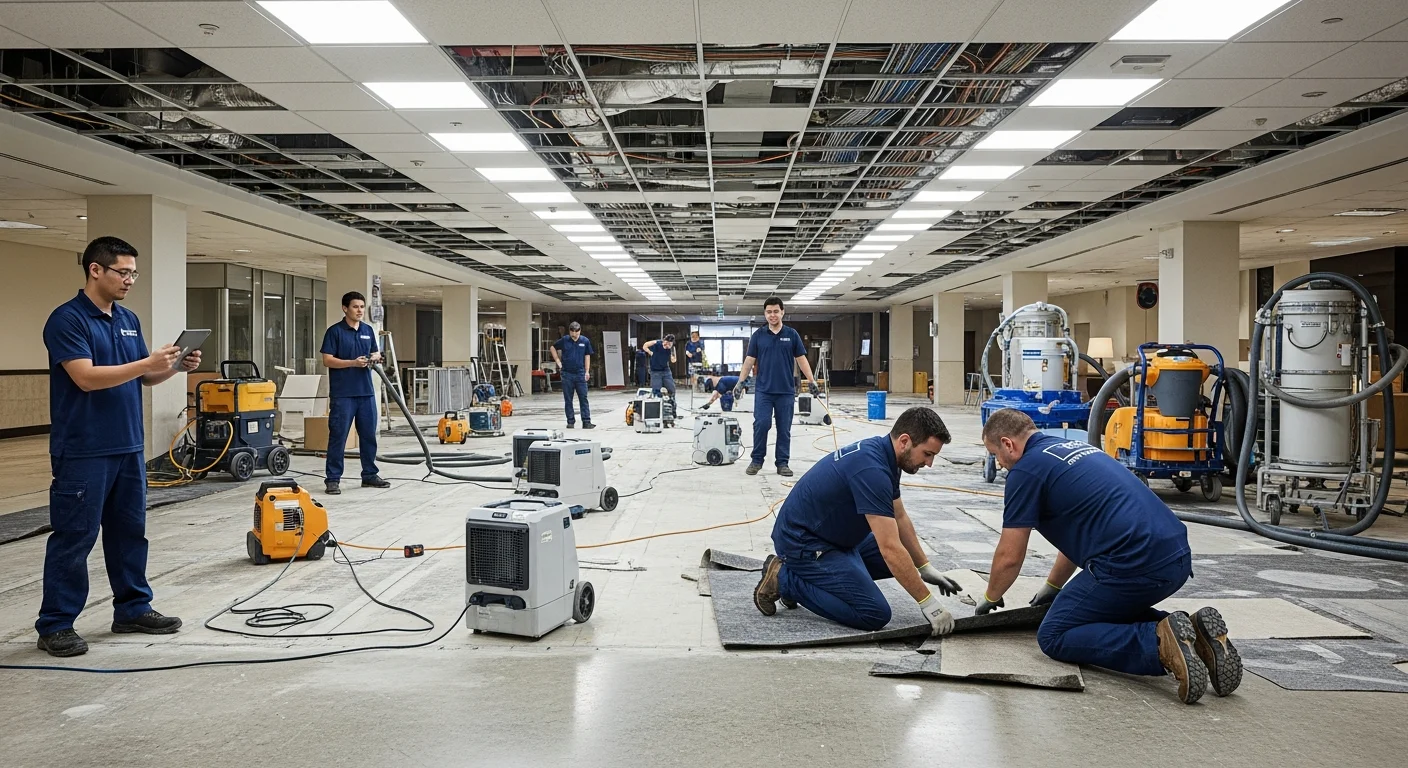 Palm Build commercial restoration team responding to a commercial property loss in Fort Mill, South Carolina