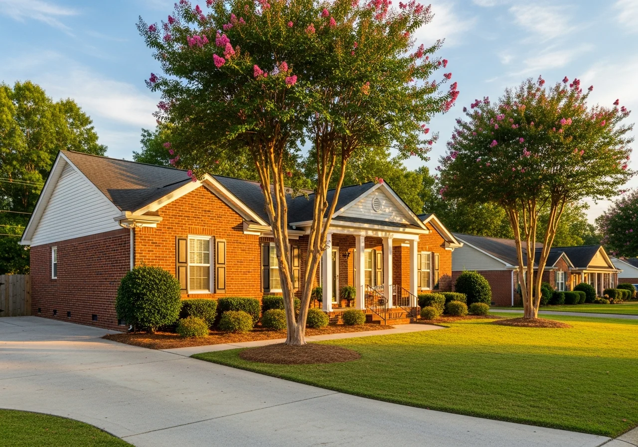 Traditional brick and wood-frame home in York SC representing the historic housing stock found in downtown neighborhoods
