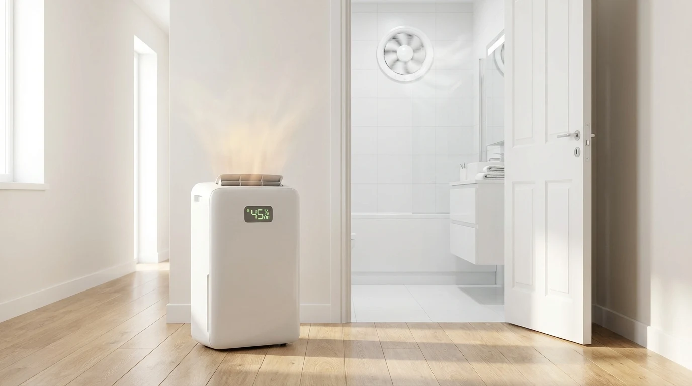 Florida mold prevention setup with dehumidification and ventilation