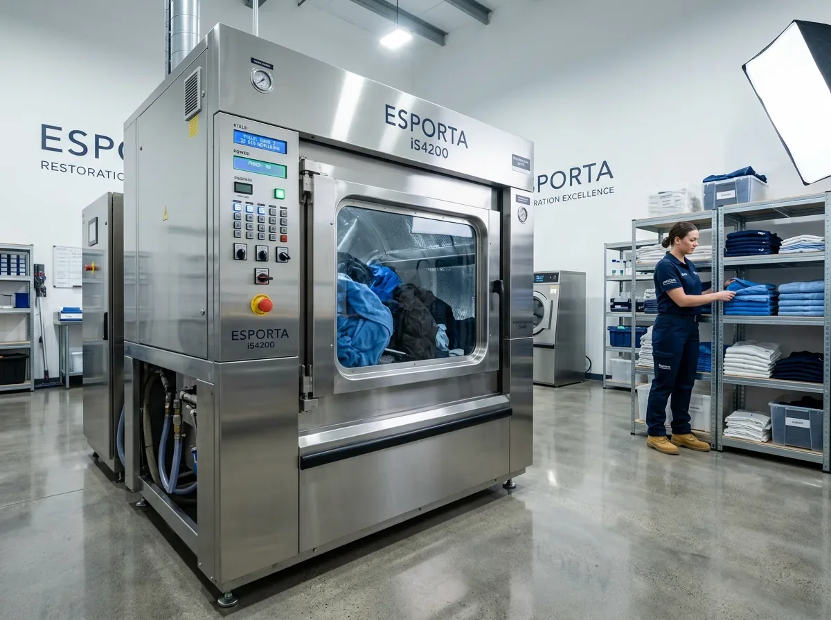 Esporta professional textile wash system for fabric restoration